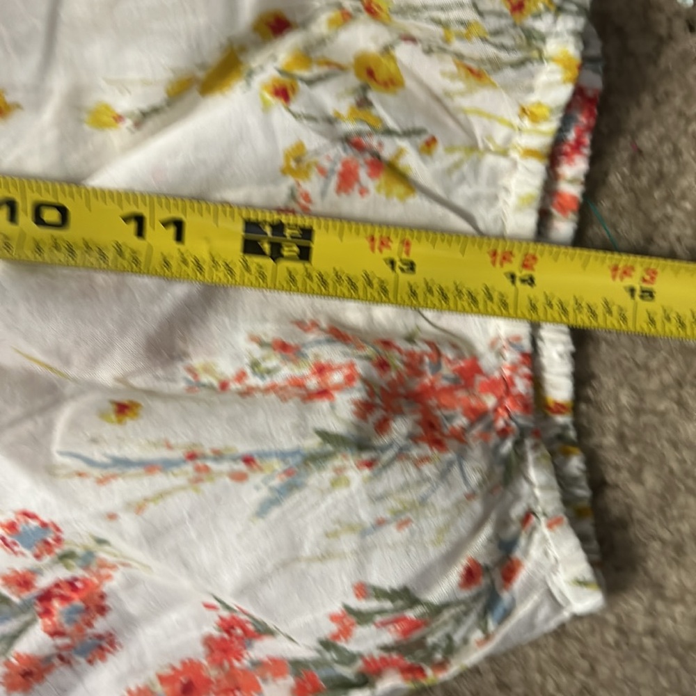 Ralph Lauren Floral Cream Maxi Dress with Orange/Yellow/Pink Print Size 10 - Picture 7 of 11